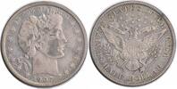 US Half Dollar 1907-S Barber Silver Half Dollar VF Uncertified #955 None -