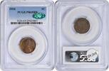 US Cent 1916 Lincoln Cent PR65BN PCGS (CAC) CAC -