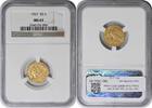 US Two and a Half Dollar 1927 $2.50 Gold Indian MS63 NGC None -