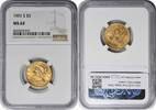 US Five Dollar 1901-S $5 Gold Liberty Head MS63 NGC None -