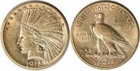 US Ten Dollar 1915 $10 Gold Indian AU Uncertified #209 None -