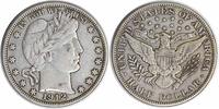 US Half Dollar 1912 Barber Silver Half Dollar Choice VF Uncertified #224 None -