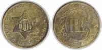 US Three Cent 1853 Three Cent Silver AU Uncertified #118 None -