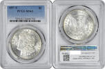 US Dollar 1897-S Morgan Silver Dollar MS63 PCGS None -
