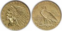 US Two and a Half Dollar 1913 $2.50 Gold Indian AU58 Uncertified #318 None -