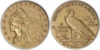 US Two and a Half Dollar 1915 $2.50 Gold Indian EF Uncertified #1021 None -
