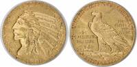 US Five Dollar 1909-D $5 Gold Indian AU58 Uncertified #1127 None -