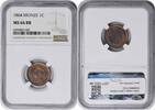 US Cent 1864 Indian Cent Bronze MS66RB NGC None -