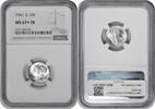 US Dime 1941-D Mercury Silver Dime MS67+FB NGC None -