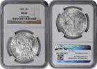 US Dollar 1896 Morgan Silver Dollar MS65 NGC None -