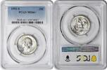 US Quarter 1951-S Washington Silver Quarter MS66+ PCGS None -