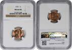 US Cent 1954 Lincoln Cent MS66RD NGC None -