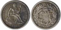 US Dime 1869-S Liberty Seated Silver Dime EF Uncertified #1046 None -
