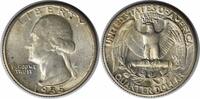 US Quarter 1935-S Washington Silver Quarter MS63 Uncertified #1126 None -