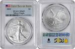 US Dollar 2022 $1 American Silver Eagle MS69 First Day of Issue PCGS First Day of Issue -