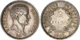 France 2 Francs 1807 Napoléon Empereur  Type africain African Head very rare NGC AU58