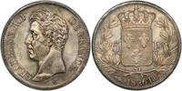 Pièce De Monnaie Française 5 Francs Argent 1825 - Charles X - Atelier De Bayonne (L) - Qualité TTB