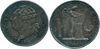 France Demi-écu Louis XVI constitutionnel Paris -
