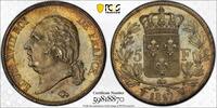 France 5 Francs Louis XVIII Lille -