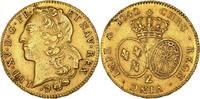  1742 France Louis XV Double Louis au bandeau Grenoble Première année très rare 