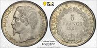 Frankreich 5 Francs 1852 Louis-Napol&eacute;on  Paris PCGS AU55 Superbe 3,508.12 元 免费寄运