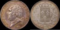 Frankreich 5 Francs 1824 Louis XVIII  Bordeaux vz patine 3,508.12 元 免费寄运