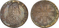 Frankreich Ecu 1691 Louis XIV Ecu aux Huit L Tours vz patine rare 5,457.08 元 免费寄运