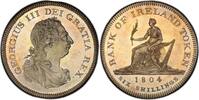Weltm&uuml;nzen 6 Shillings 1804 George III silver Proof Bank Token of  PR64 ... 50,672.89 元 免费寄运
