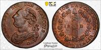 Frankreich 12 Deniers 1791 Constitution Louis XVI  Lyon PCGS MS65 Fleur ... 9,355.00 元 免费寄运