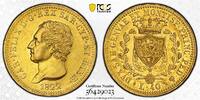 Weltm&uuml;nzen 40 Lire 1822 Sardinia Carlo Felice  Turin PCGS AU53 very rare... 23,387.49 元 免费寄运