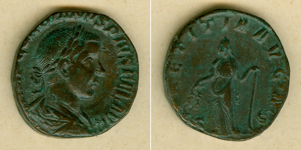 Gordian III. (238 - 244) Marcus Antonius GORDIANUS III. Pius Sesterz ss-vz  [241-244]