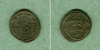 Altdeutschland 1 Pfennig Brandenburg Bayreuth 1724 ss-vz -