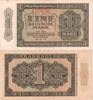 Banknoten 1 DEUTSCHE MARK DDR: 1948 Ro.340d I- selten -