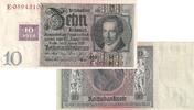 10 MARK 1948 Banknoten DDR: 10 DEUTSCHE MARK 1948  Kuponausgabe  Ro.334c  I 