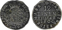 Altdeutschland 1/12 Taler Sachsen (Doppel-Groschen) 1800 IEC ss-vz -
