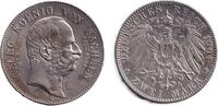 Deutsches Kaiserreich 2 Mark SACHSEN 2 Mark 1904 E (J.132) AUF DEN TOD vz-st -