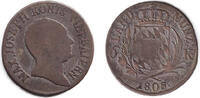Altdeutschland 6 Kreuzer Bayern 6 Kreuzer 1808 s-ss -