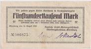 Banknoten 500.000 Mark 1923 Notgeld ALTENBURG 500000 Mark (#58b) 14.08.1... 17.09 US$  +  57.62 US$ shipping
