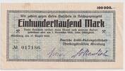Banknoten 100.000 Mark 1923 Notgeld ALTENBURG 100000 Mark (#58c) 17.08.1... 34.41 US$  +  57.62 US$ shipping
