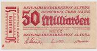 Banknoten 50 Milliarden Mark 1923 Notgeld ALTONA 50 Milliarden Mark (#80... 13.63 US$  +  57.62 US$ shipping