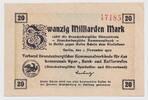 Banknoten 20 Milliarden Mark 1923 Notgeld BERLIN 20 Milliarden Mark (#36... 22.86 US$  +  57.62 US$ shipping