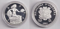 Andorra 10 Diners 1998 ANDORRA 10 Diners 1998 (#150) SILBER PP PP 102.77 US$  +  69.17 US$ shipping