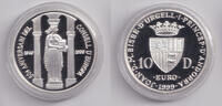 Andorra 10 Diners 1999 ANDORRA 10 Diners 1999 (#163) SILBER PP PP 113.16 US$  +  69.17 US$ shipping