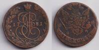 Russland & UdSSR 5 Kopeken 1781 Russland 5 Kopeken 1781 EM ss ss 28.64 US$  +  57.62 US$ shipping