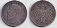 Deutsches Kaiserreich 5 Mark 1891 BADEN 5 Mark 1891 G (J.29) ss seltener ss 148.96 US$  +  69.17 US$ shipping