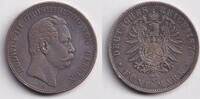 Deutsches Kaiserreich 5 Mark 1876 HESSEN 5 Mark 1876 H (J.67) ss ss 102.77 US$  +  69.17 US$ shipping