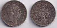 Deutsches Kaiserreich 5 Mark 1876 SACHSEN 5 Mark 1876 E (J.122) ss ss 79.68 US$  +  69.17 US$ shipping
