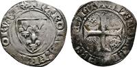 FRANKREICH Blanc dit Guénar Charles VI, 1380-1422. -