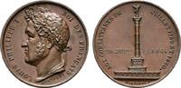 FRANKREICH Bronzemedaille (v.Montagny) Louis Philippe, 1830-1848. -