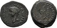 HISPANIA Æ-Semis CAESARAUGUSTA, Augustus 30 v. Chr. -14 n.Chr. -